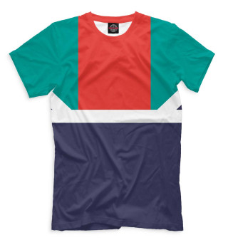 Мужская футболка Разноцветный