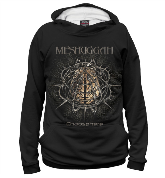 Женское худи с изображением Meshuggah цвета Белый