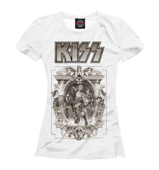 Футболка для девочек KISS