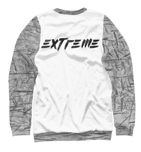 Свитшот для девочек с изображением Extreme цвета Белый