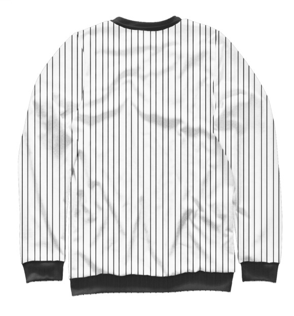 Свитшот для девочек с изображением Нью-Йорк Янкис (Форма) цвета Белый