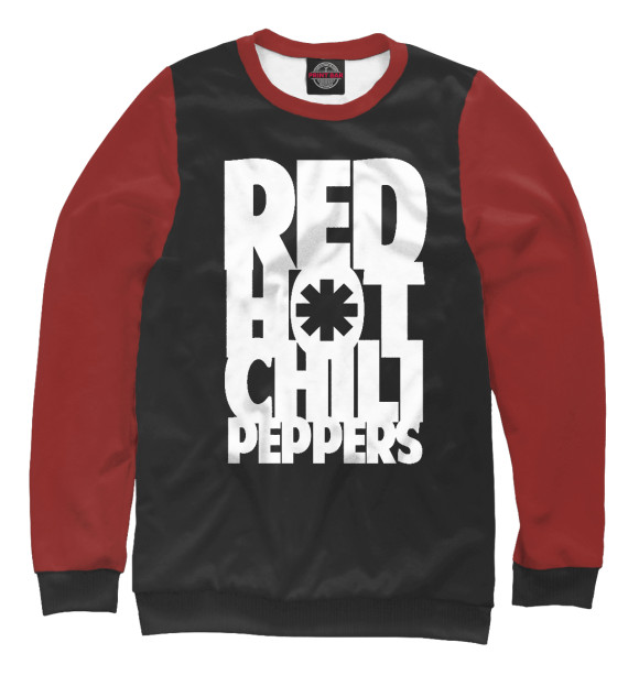 Свитшот для мальчиков с изображением Red Hot Chili Peppers цвета Белый