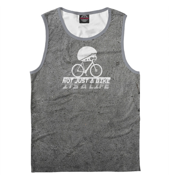 Майка для мальчика с изображением Cute Hedgehog Road Bike цвета Белый