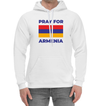Мужской хлопковый худи Pray For Armenia