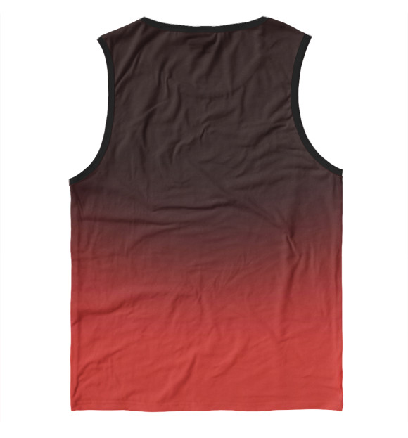 Мужская майка с изображением Евангелион цвета Белый