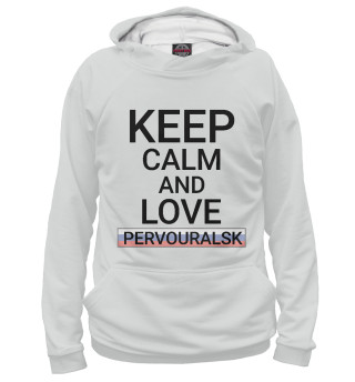 Мужское худи Keep calm Pervouralsk