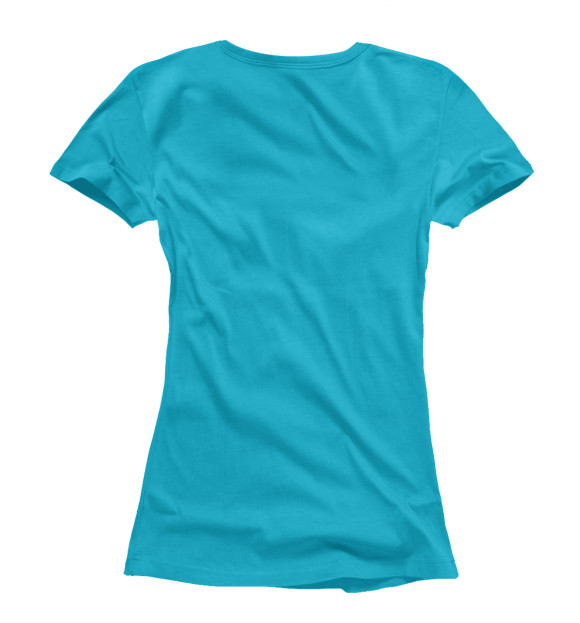 Женская футболка с изображением Cool. Azure цвета Белый