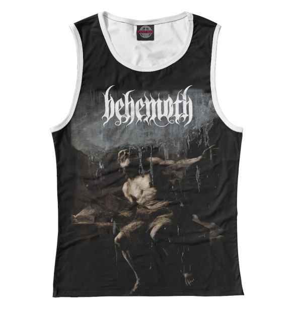 Женская майка с изображением Behemoth цвета Белый