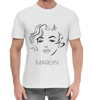 Мужская хлопковая футболка Мэрилин Монро