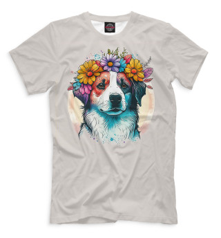 Лабрадор в венке