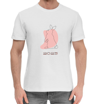 Хлопковая футболка для мальчиков Милый кролик 2023