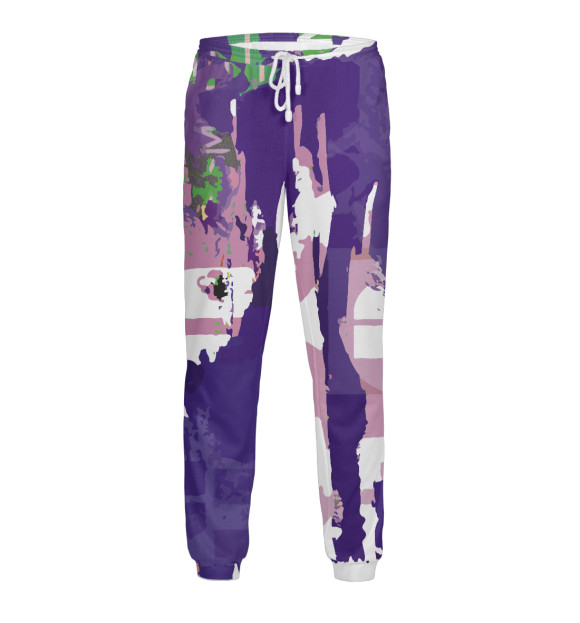 Мужские спортивные штаны с притом My Pop Art цвета Белый Мужские спортивные штаны с изображением My Pop Art цвета Белый