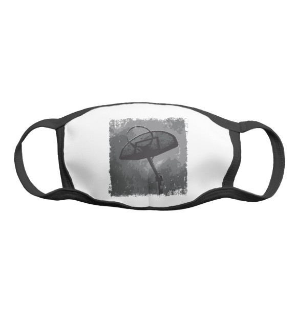 Маска тканевая с изображением Streetball цвета Белый