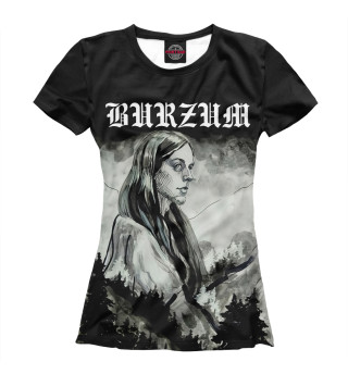 Женская футболка Burzum молодой Варг
