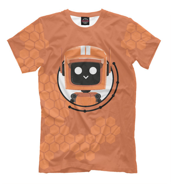 Мужская футболка с изображением Love, death and robots K-VRC цвета Белый