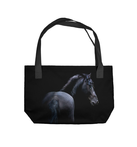 Пляжная сумка с изображением Лошадь цвета 