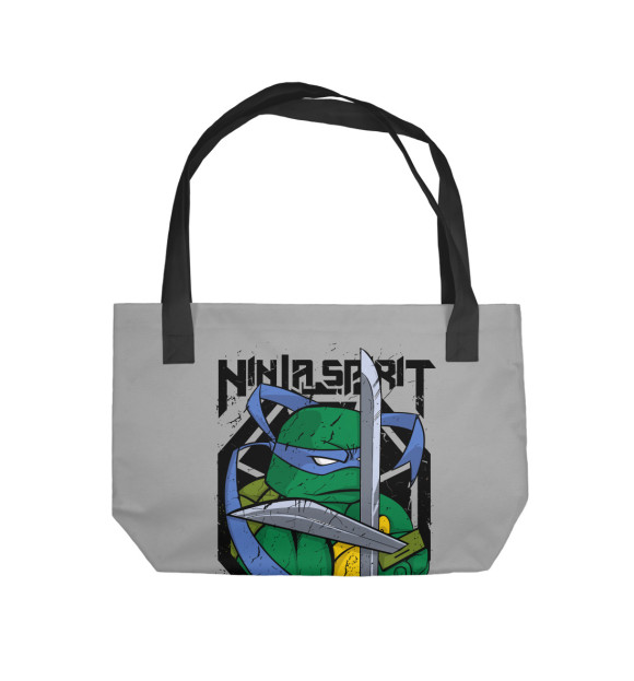Пляжная сумка с изображением Ninja Spirit цвета 