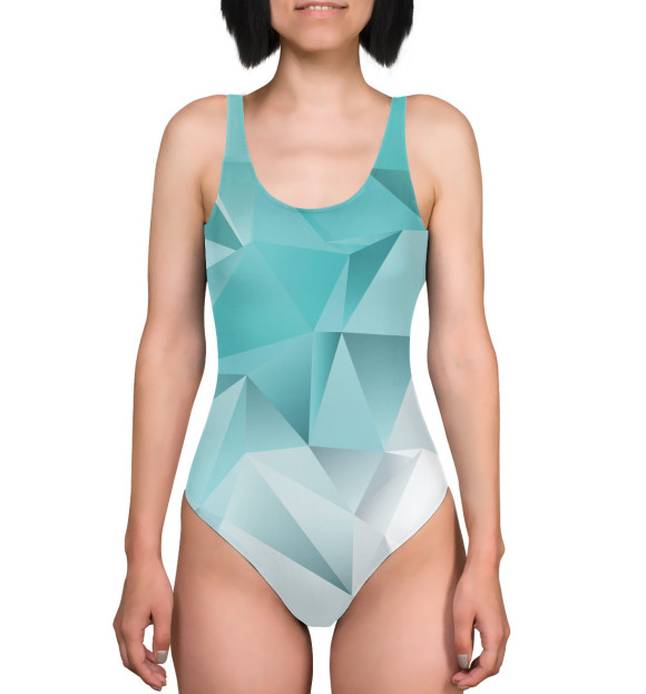 Купальник-боди с изображением Mint Light цвета 