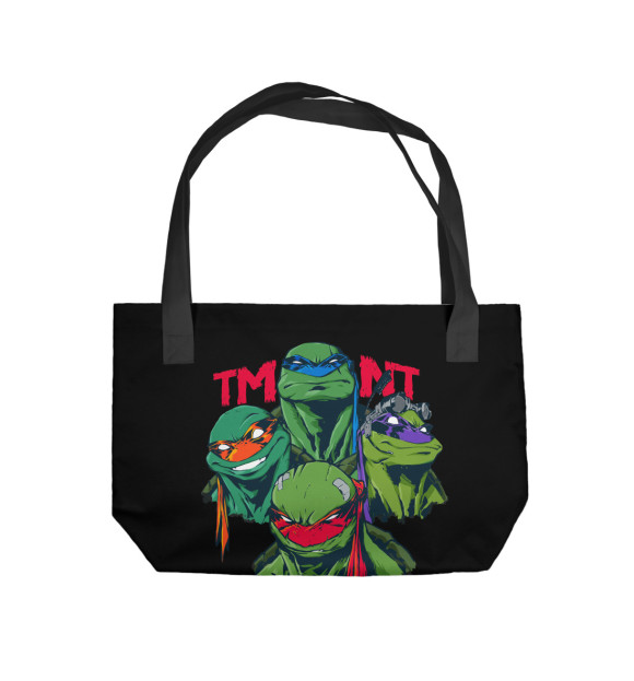 Пляжная сумка с изображением Turtles цвета 
