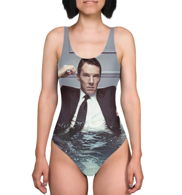 Купальник-боди с изображением Бенедикт Камбербэтч цвета 