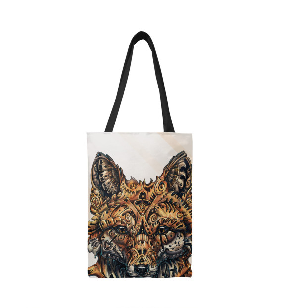 Сумка-шоппер с изображением Лиса цвета 