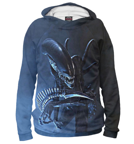 

Худи Print Bar, Белый, Aliens
