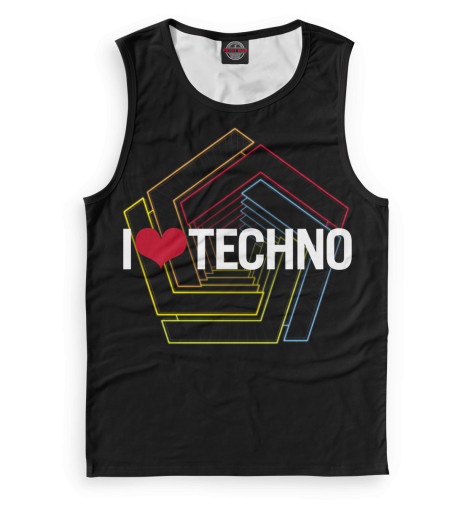 

Майки Print Bar, Белый, Techno