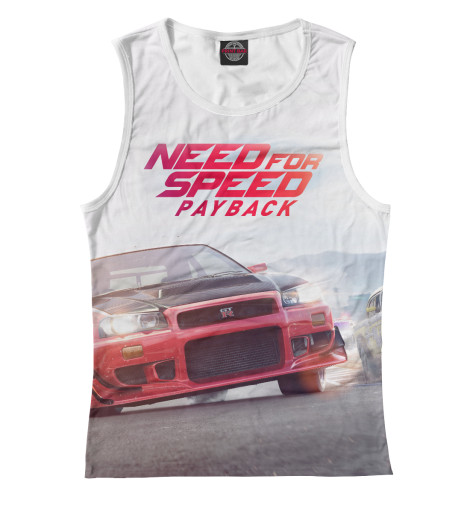 

Майки Print Bar, Белый, Need For Speed