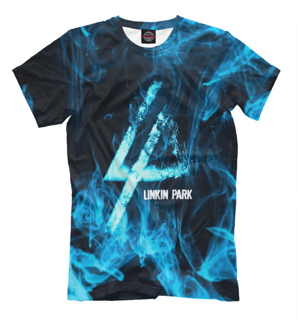 Мужская футболка с изображением Linkin Park цвета Молочно-белый