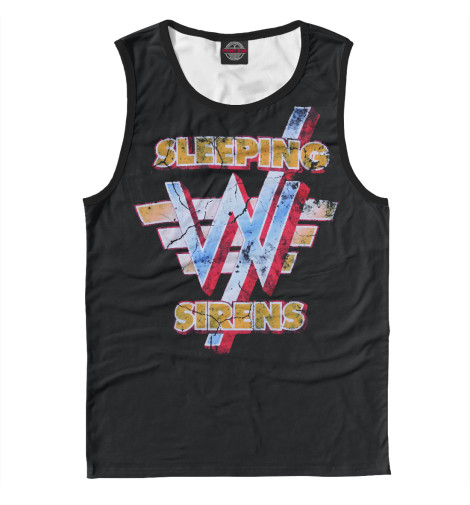

Майки Print Bar, Белый, Sleeping with sirens