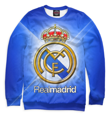 

Свитшоты Print Bar, Белый, Real Madrid