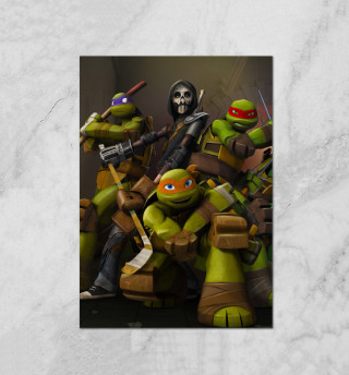 Черепашки и Кейси