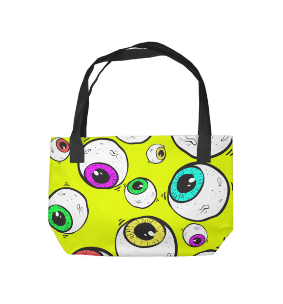 Пляжная сумка с изображением Глаза цвета 