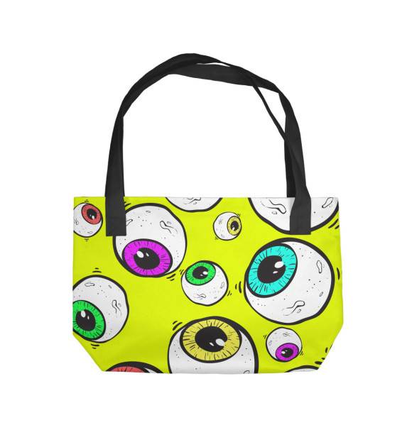 Пляжная сумка с изображением Глаза цвета 