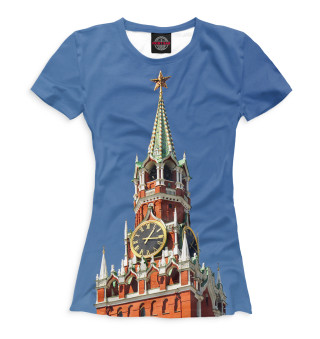 Женская футболка Спасская башня