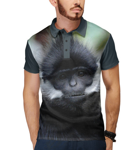 

Поло Print Bar, Белый, Тонкинский гульман