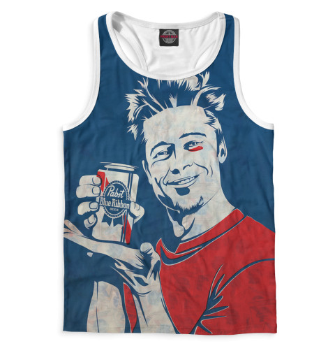 

Майки борцовки Print Bar, Белый, Тайлер Дёрден