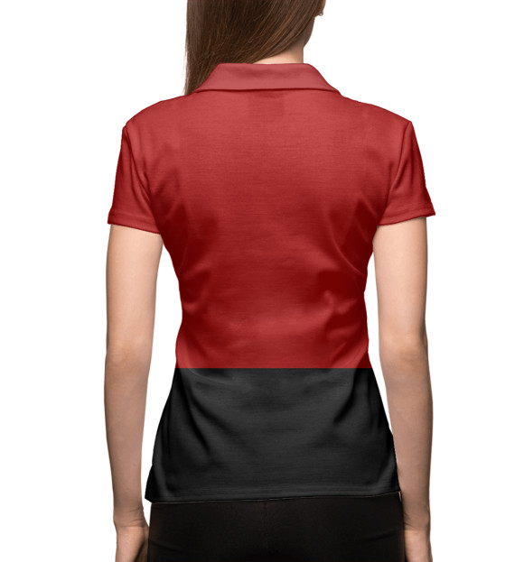 Женское поло с изображением Hollywood Undead цвета Белый