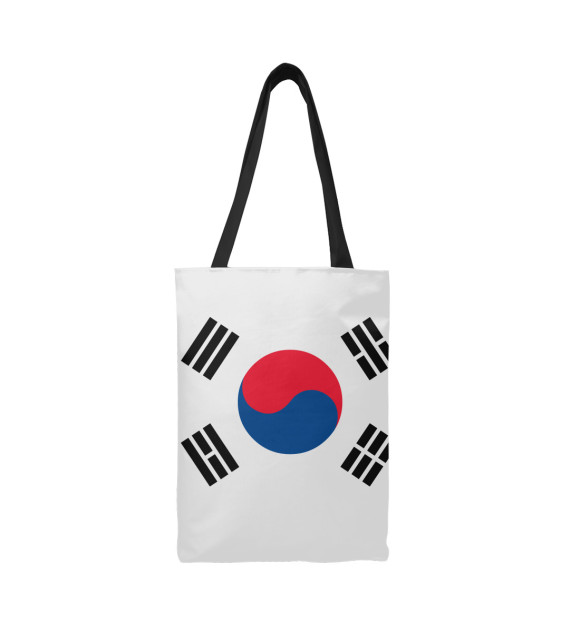 Сумка-шоппер с изображением Южная Корея цвета 