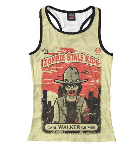 

Майки борцовки Print Bar, Белый, Carl Grimes Walker