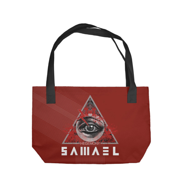 Пляжная сумка с изображением Samael цвета 