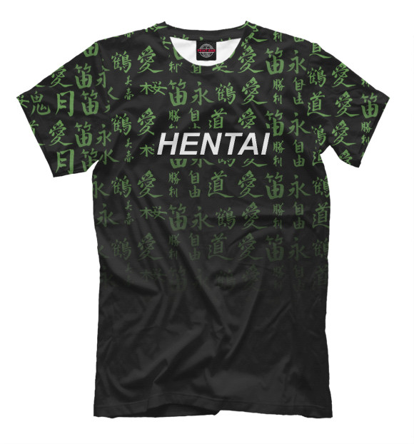 Футболка для мальчиков с изображением Hentai цвета Белый