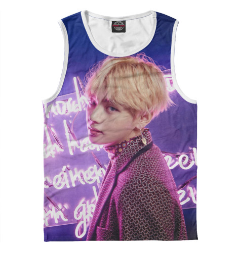 

Майки Print Bar, Белый, BTS V