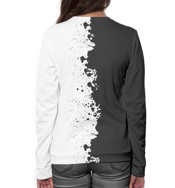 Женский свитшот с изображением Шаолинь цвета Белый