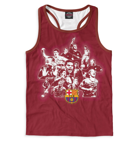 

Майки борцовки Print Bar, Белый, Barcelona