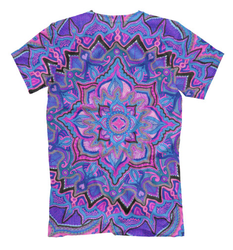 

Футболки Print Bar, Серый, Mandala