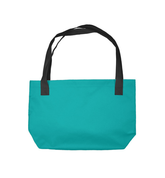 Пляжная сумка с изображением Brave and Free цвета 