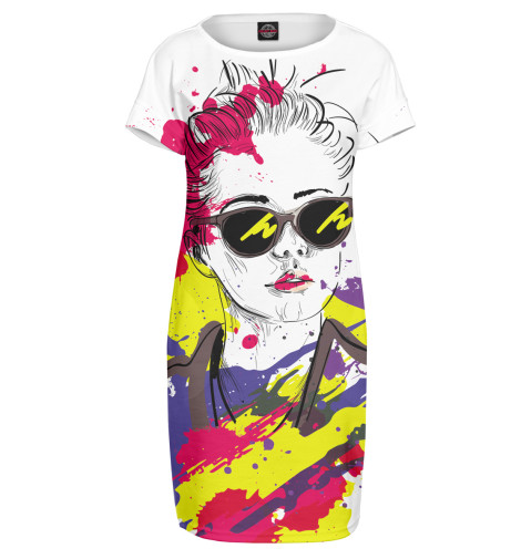 

Платье летнее Print Bar, Белый, Арт