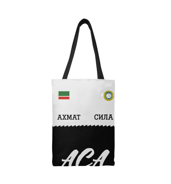 Сумка-шоппер с притом Akhmat Fight Club цвета  Сумка-шоппер с изображением Akhmat Fight Club цвета