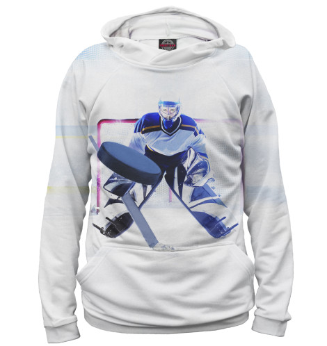 

Худи Print Bar, Белый, Хоккей